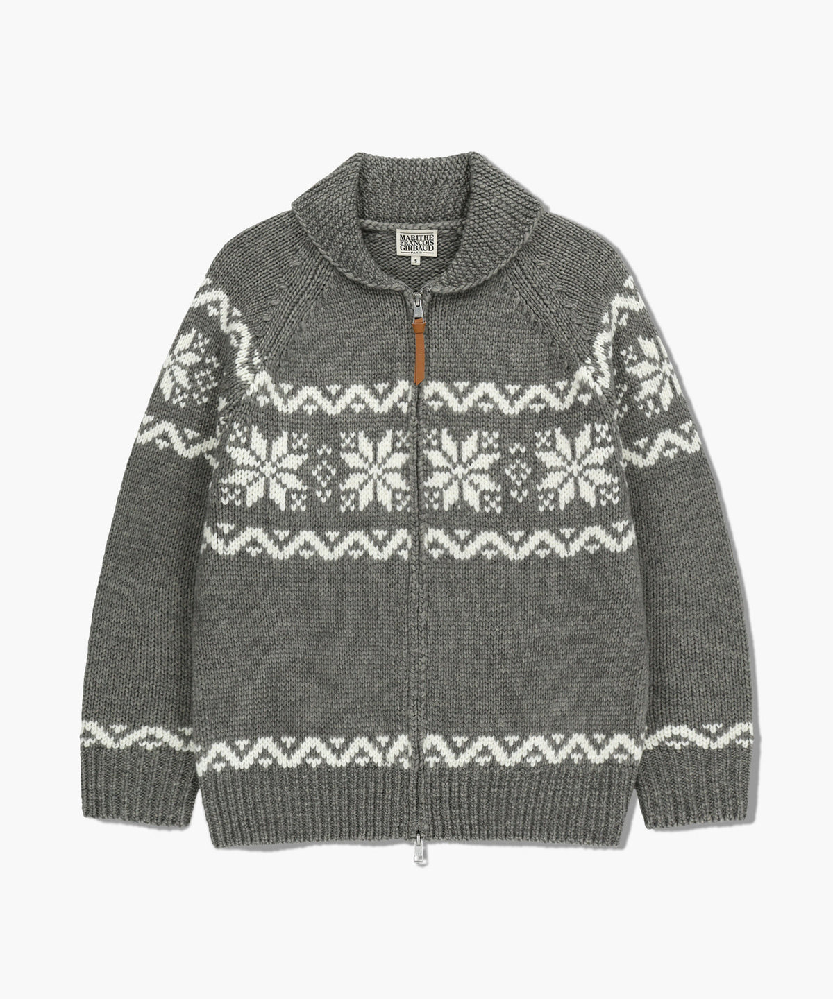 Marithe & Francois Girbaud - Nordic Cowichan Cardigan (Gray) product image 5 | TRAB K-Fashion Australia