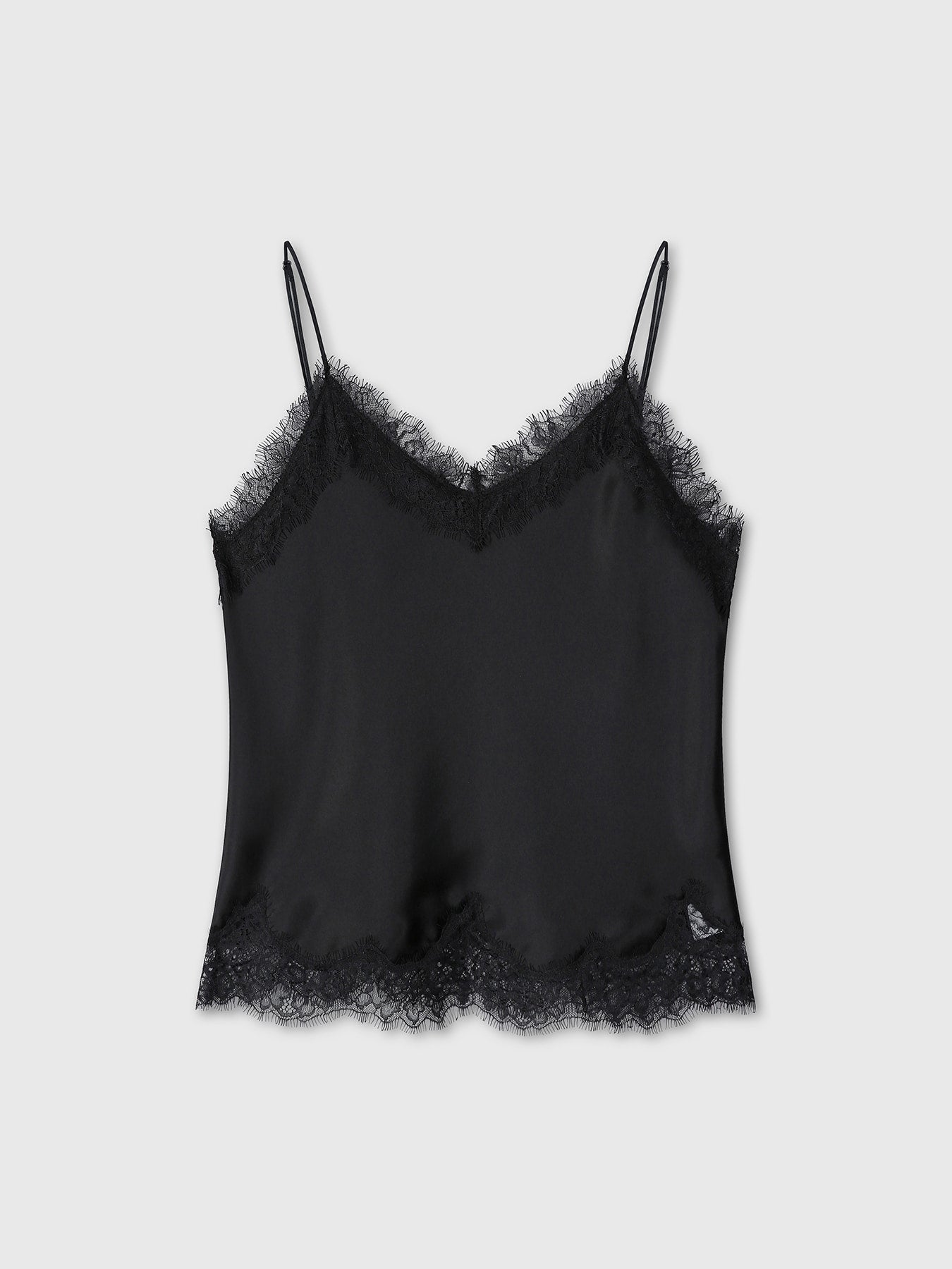 Tonywack - Satin Lace Camisole (Black) product image 11 | TRAB K-Fashion Australia