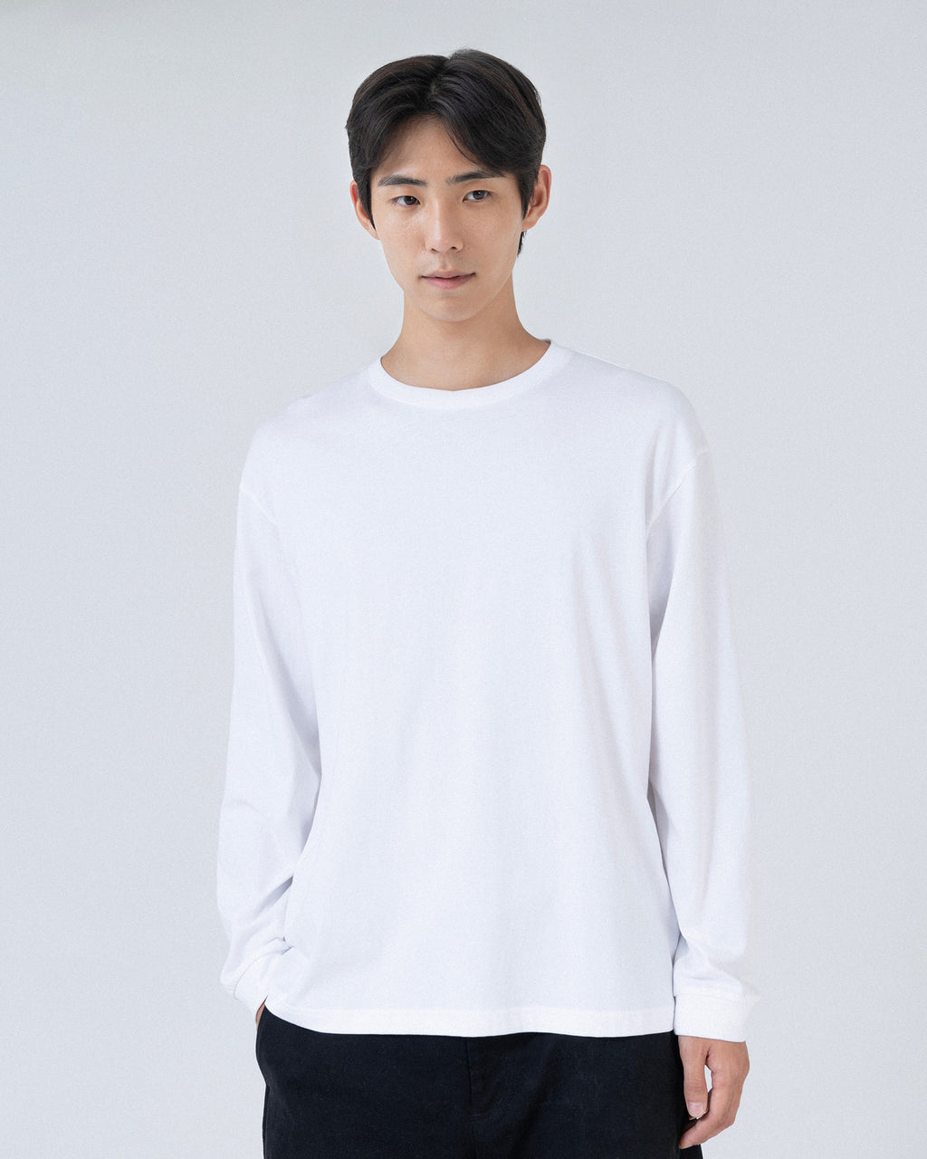 Brownyard - One Day Long Sleeve (White) product image 1 | TRAB K-Fashion Australia