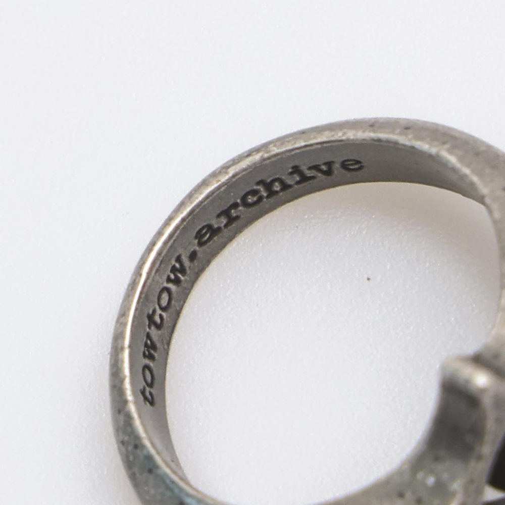 Towtow Archive - Swirl Star Ring Silver Burnish (OC) product image 3 | TRAB K-Fashion Australia