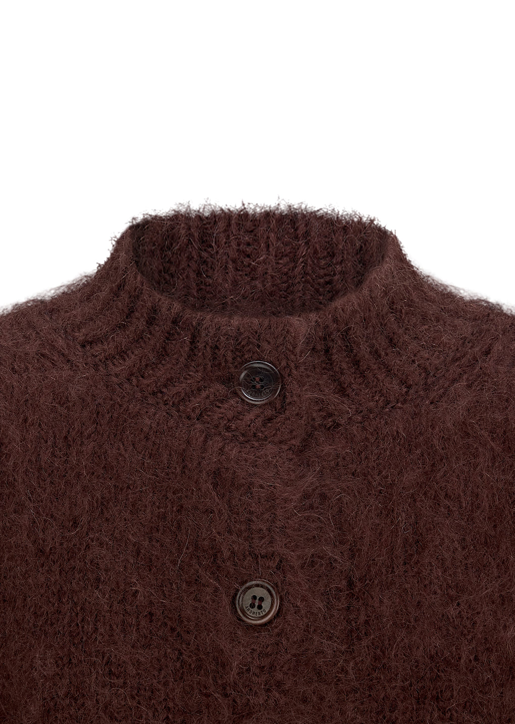 Amomento - mohair bulky cardigan (Brown) product image 12 | TRAB K-Fashion Australia