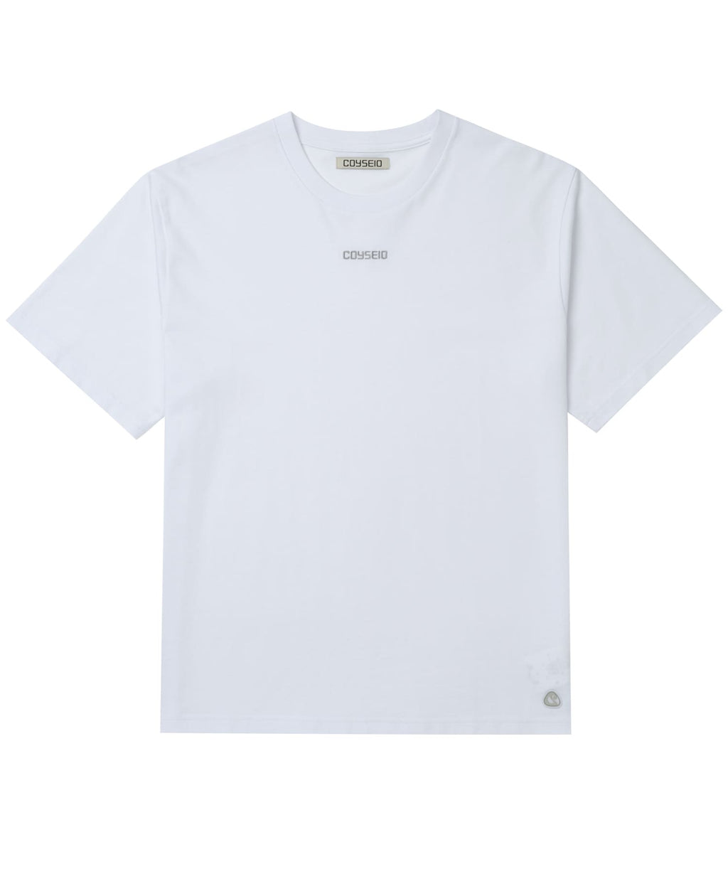 Coyseio - Mini Logo Regular T-Shirt (White) product image 5 | TRAB K-Fashion Australia