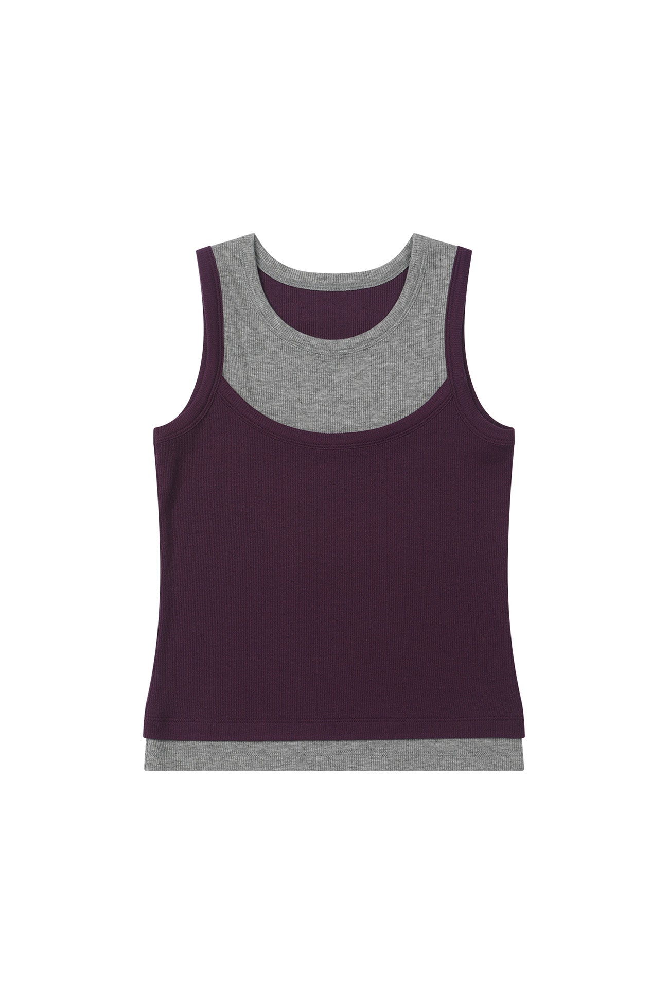 Deinet - D-Contrast Sleeveless (Purple) product image 1 | TRAB K-Fashion Australia