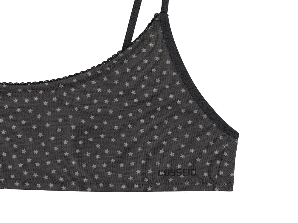 Coyseio - Star Soft Bralette (Charcoal) product image 5 | TRAB K-Fashion Australia