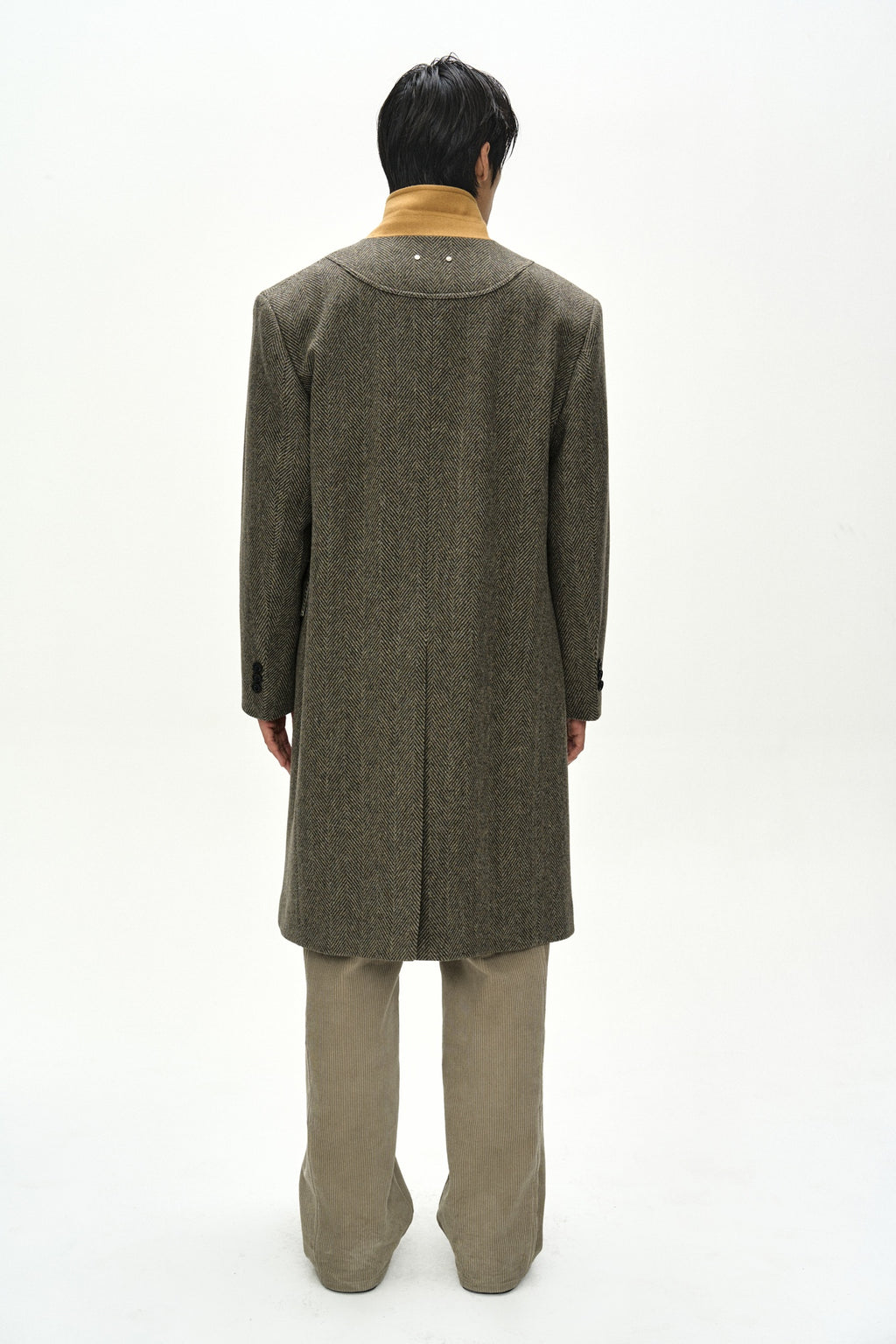 Andersson Bell - Layered Chesterfield Coat (Brown) product image 5 | TRAB K-Fashion Australia