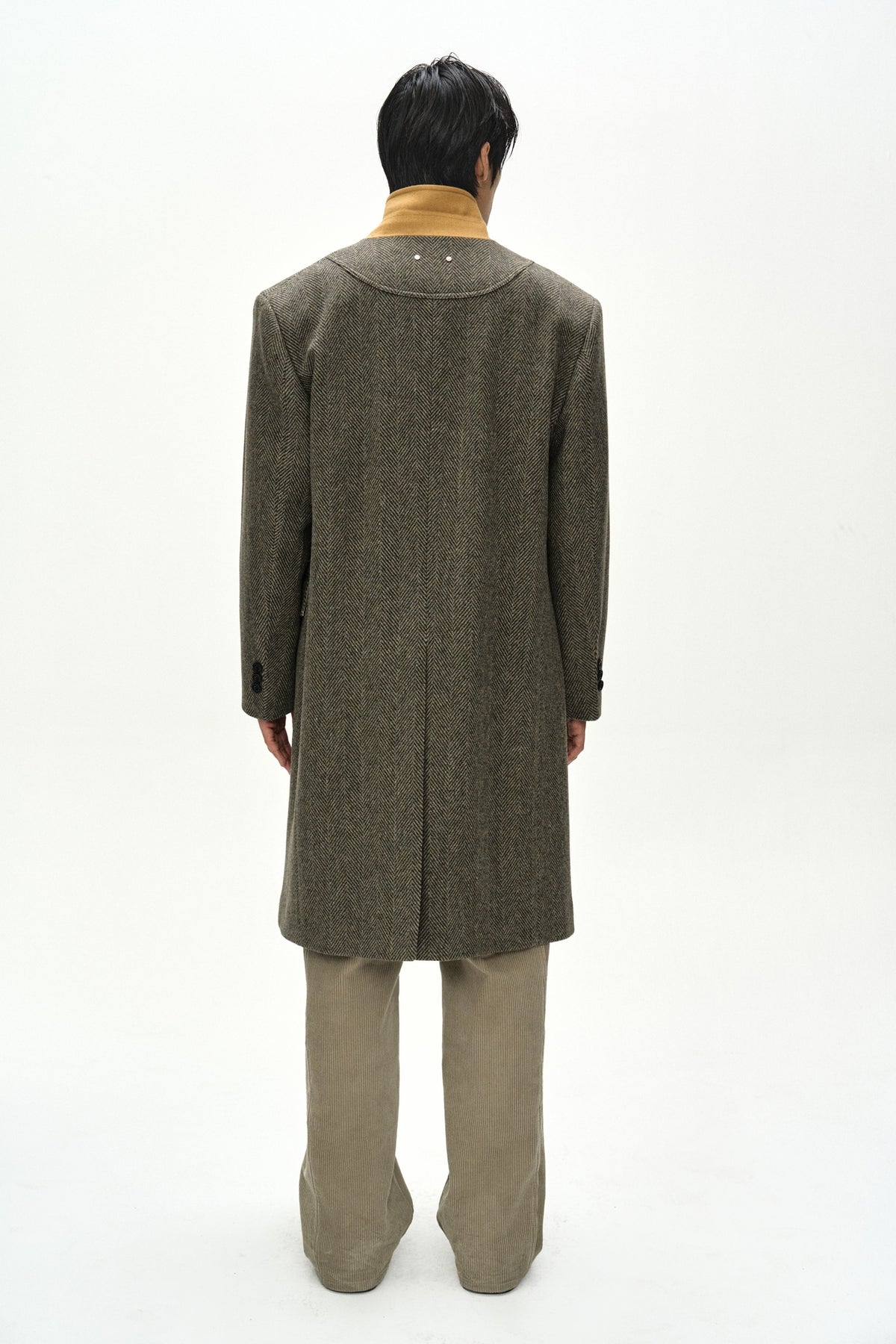 Andersson Bell - Layered Chesterfield Coat (Brown) product image 5 | TRAB K-Fashion Australia
