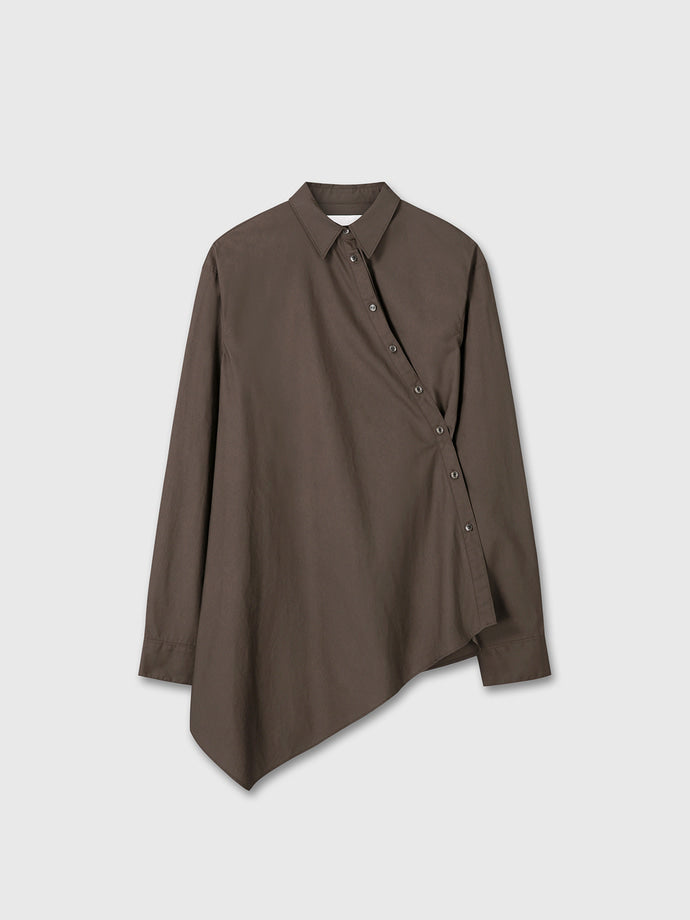 Tonywack - Cotton Twisted Shirt (Brown) product image 10 | TRAB K-Fashion Australia