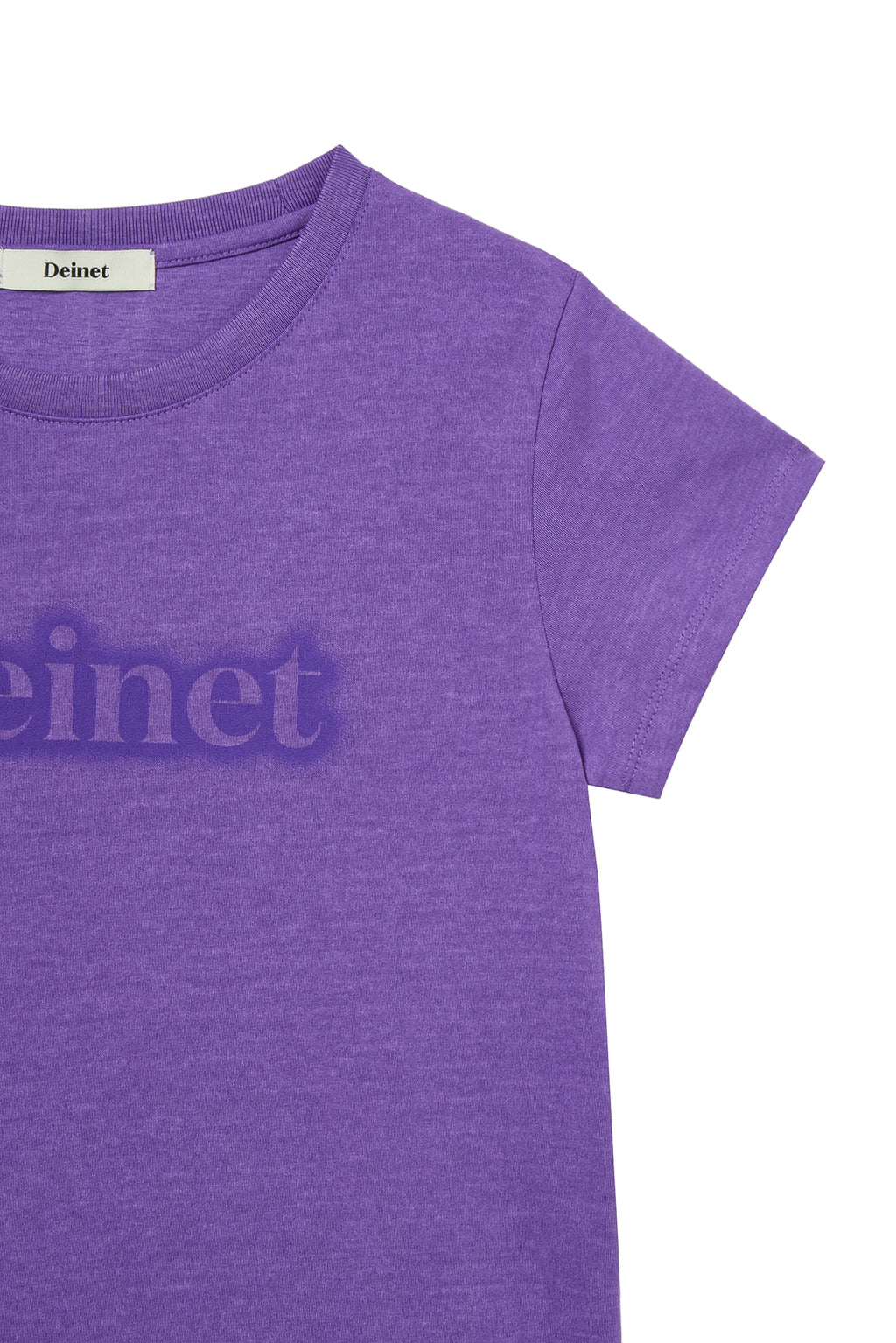 Deinet - Spray Logo Pigment T-Shirt (Purple) product image 4 | TRAB K-Fashion Australia