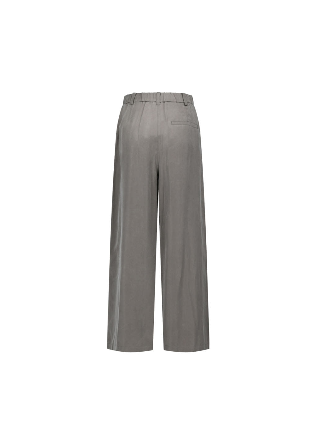 Amomento - Women's Cupro Two Tuck Wide Pants (Grey) product image 6 | TRAB K-Fashion Australia