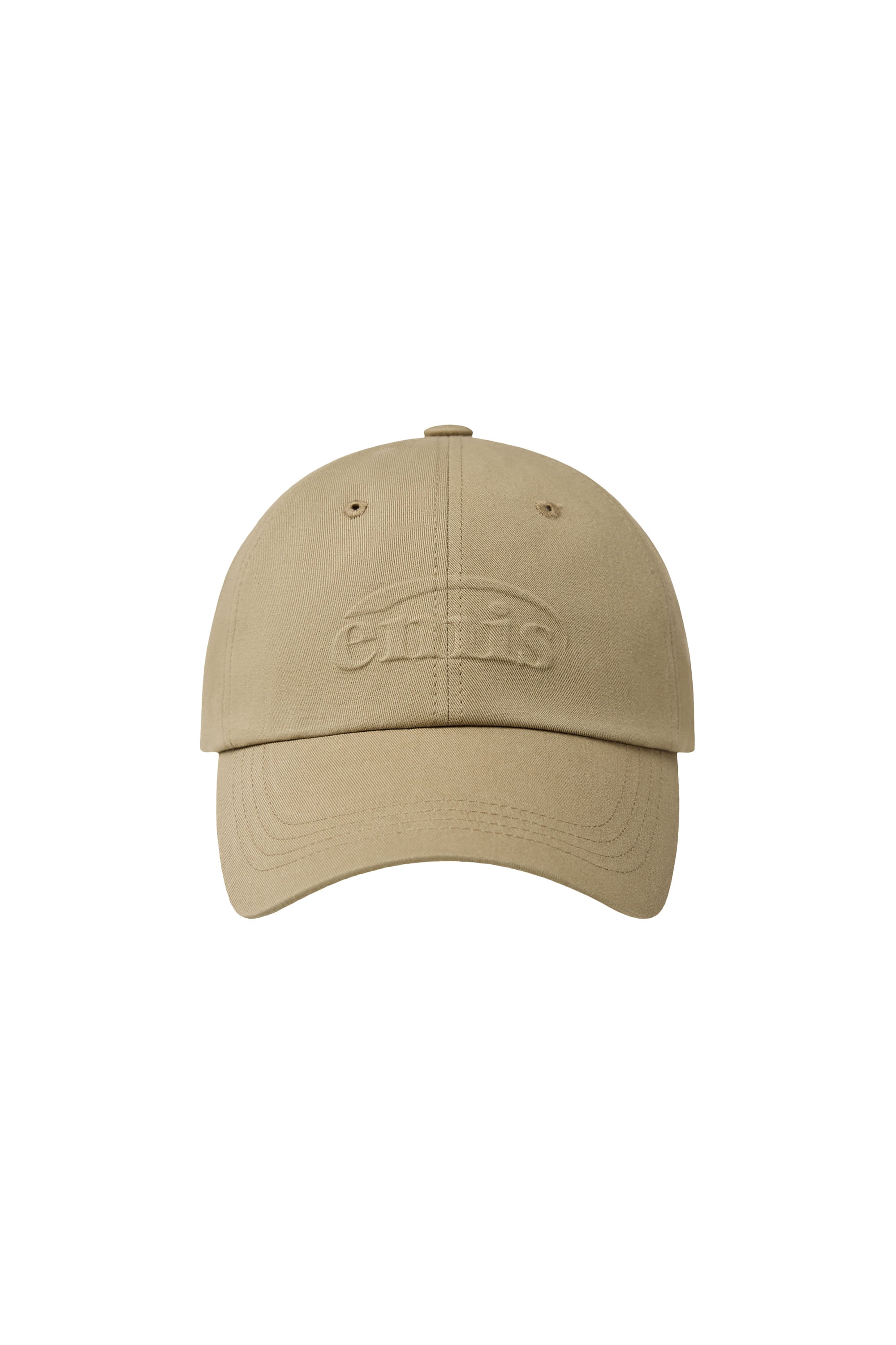 Emis - Embossing Logo Ball Cap (Beige) product image 1 | TRAB K-Fashion Australia