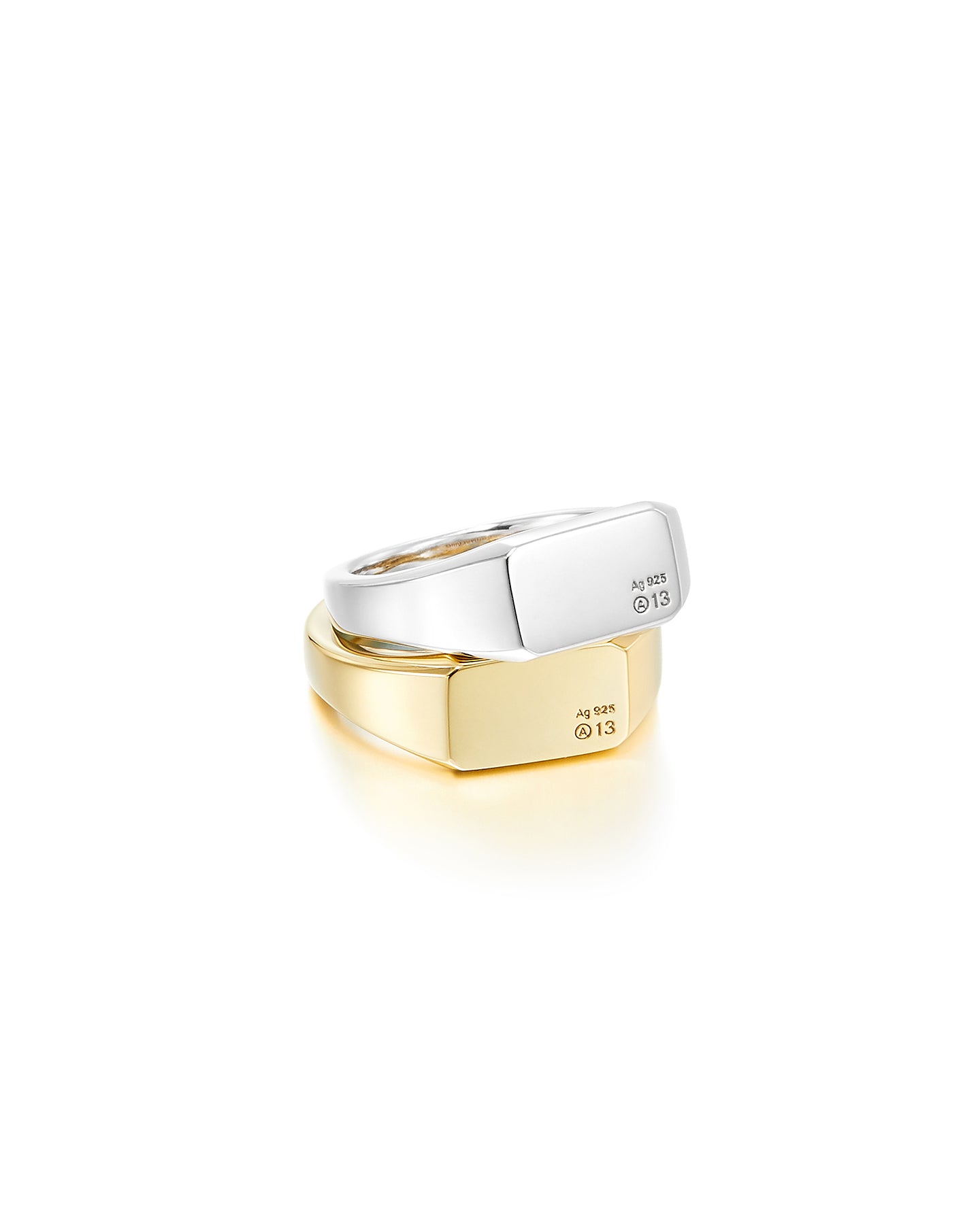 Numbering - A13 Signet Ring #7402 product image 9 | TRAB K-Fashion Australia