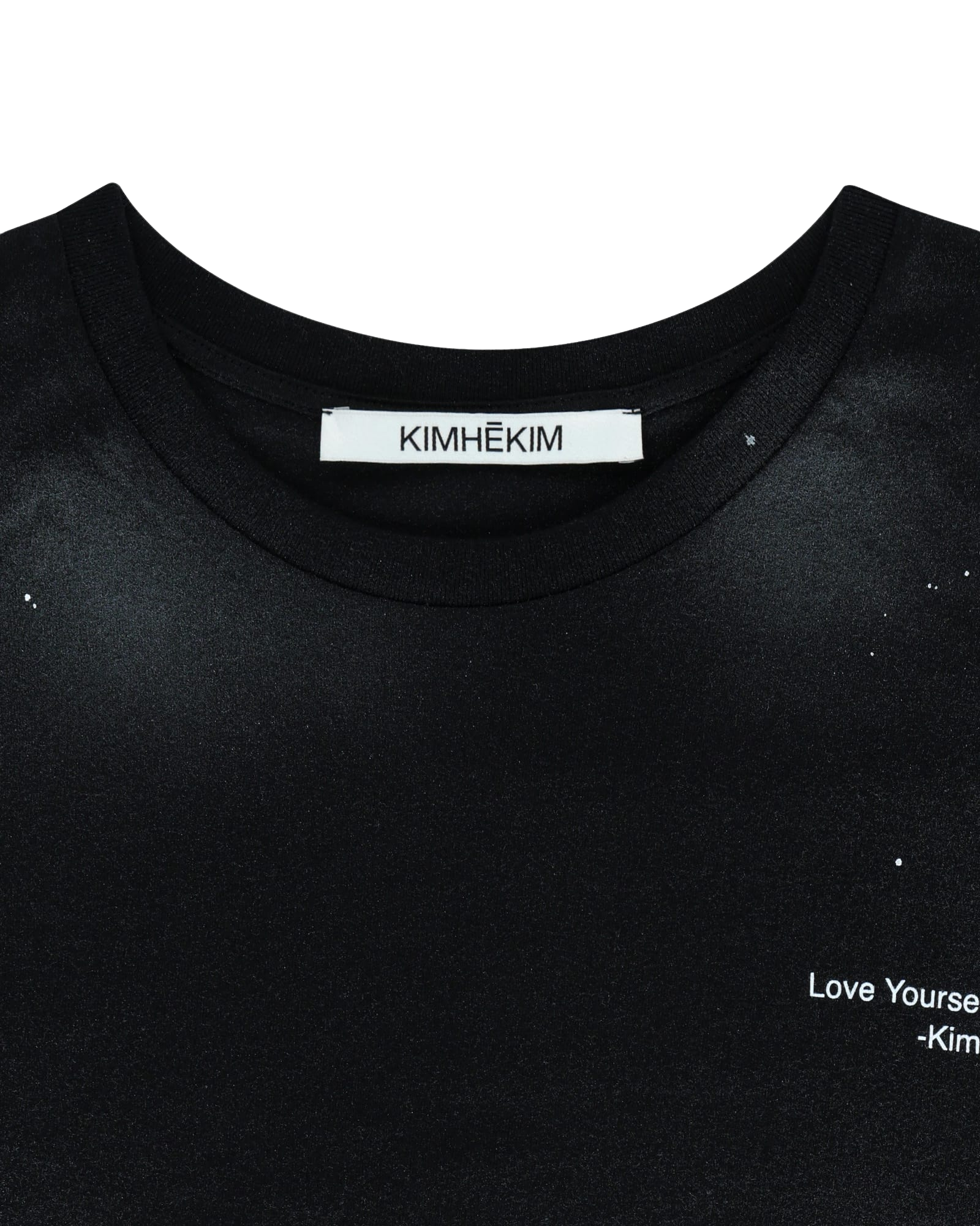 Kimhe Kim - Spray Dyed T-Shirt (Black) product image 16 | TRAB K-Fashion Australia