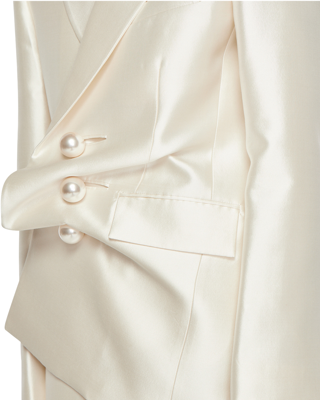 Kimhe Kim - Silk Blend Venus Jacket (White) product image 6 | TRAB K-Fashion Australia