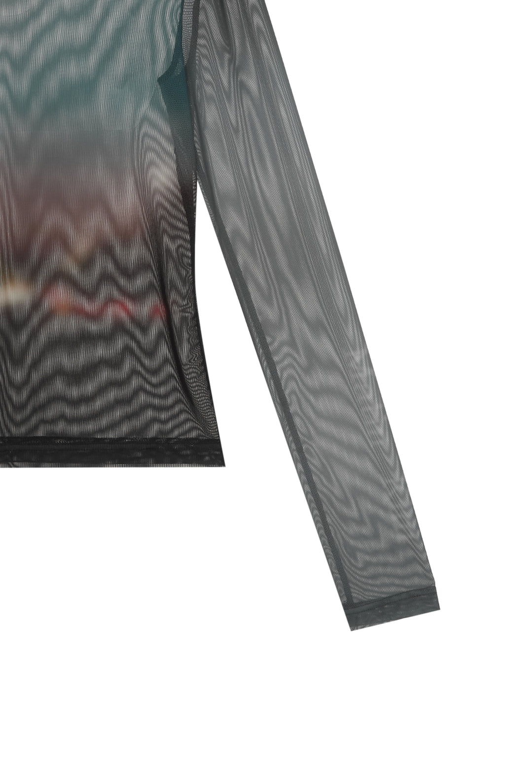Matin Kim - [Pre-Order – Ships August 25] Flash Printed Mesh Top (Khaki) product image 4 | TRAB K-Fashion Australia