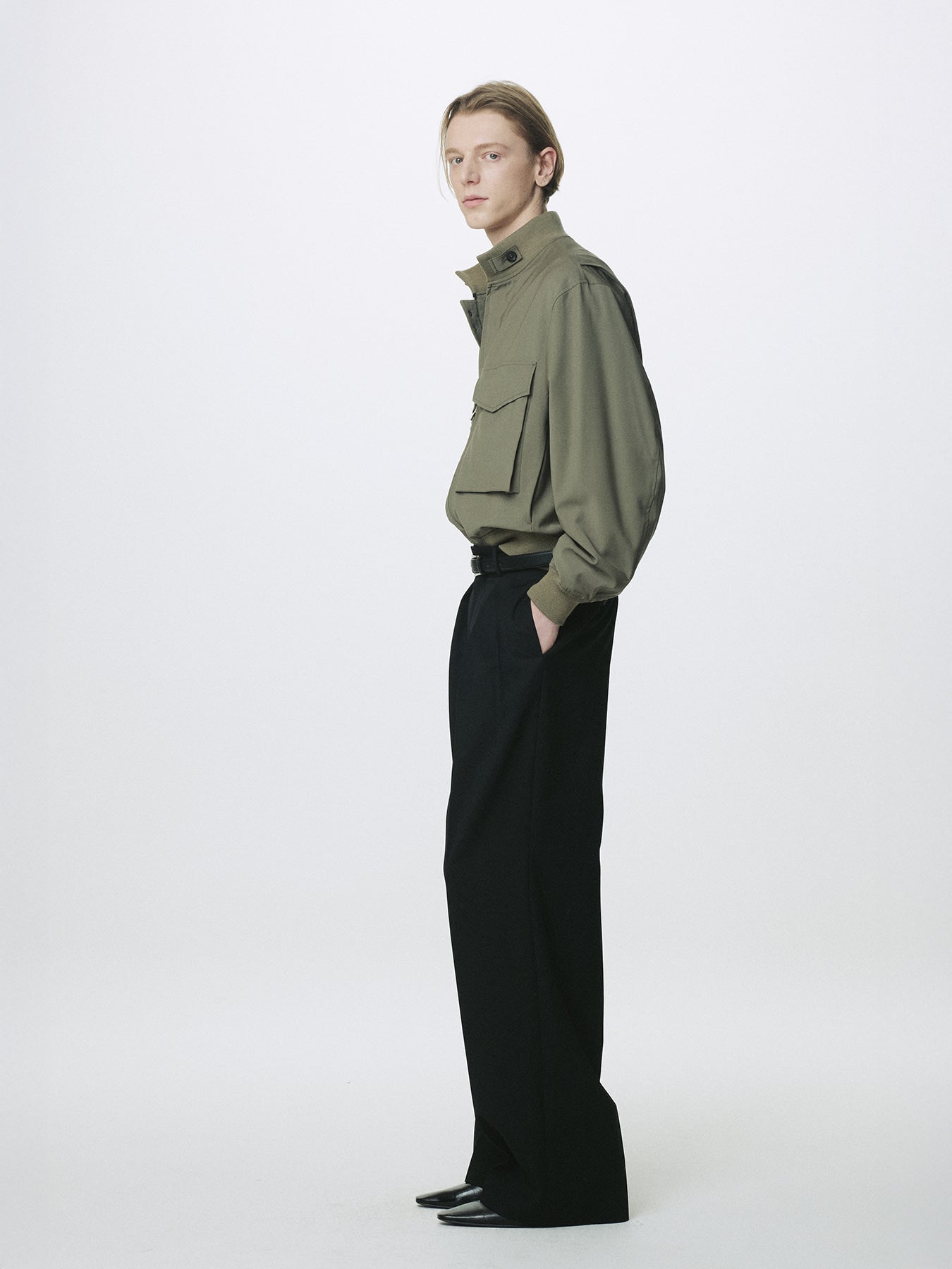 Tonywack - Light Wool Web Jacket (Olive) product image 2 | TRAB K-Fashion Australia