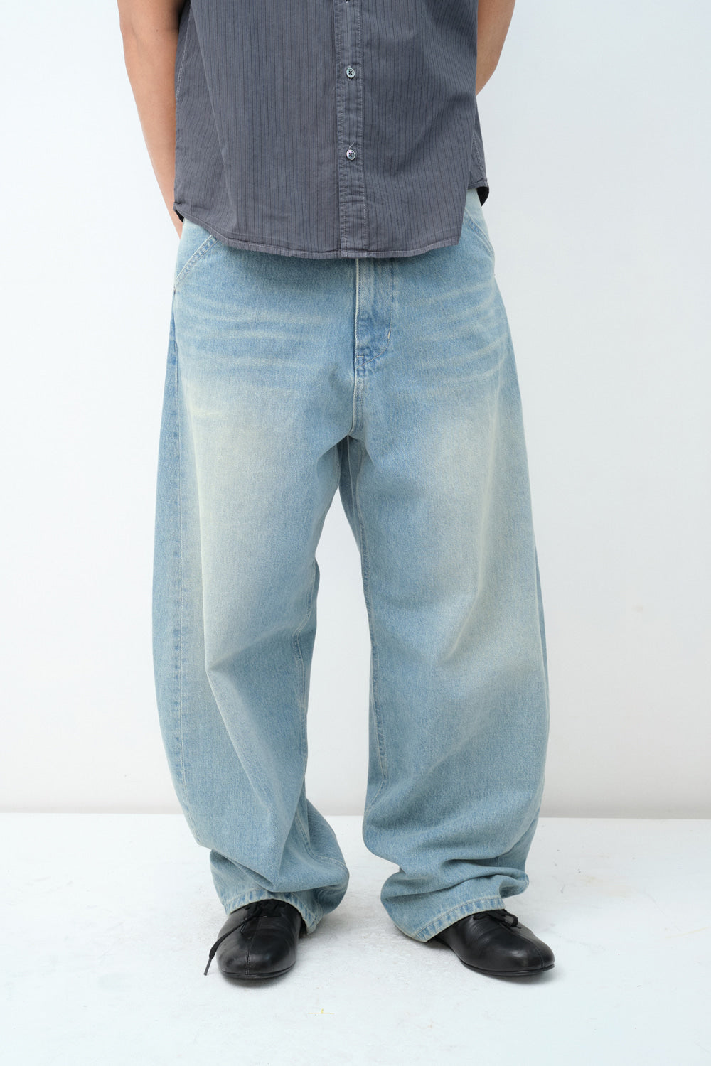 Hatchingroom - Curve Jeans (Bleached Blue) product image 7 | TRAB K-Fashion Australia
