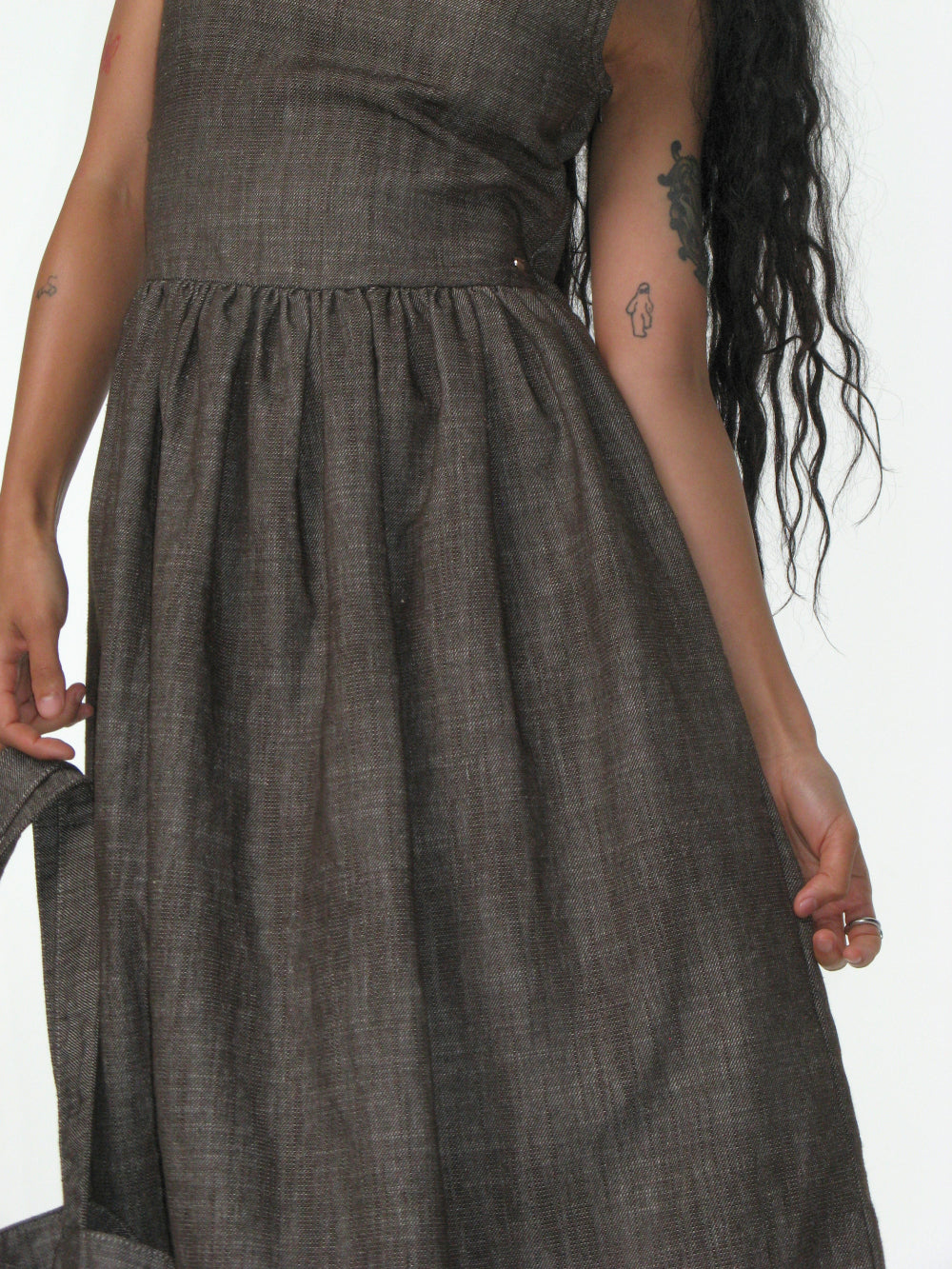 Coyseio - Round Cut Out Dress (Brown) product image 4 | TRAB K-Fashion Australia