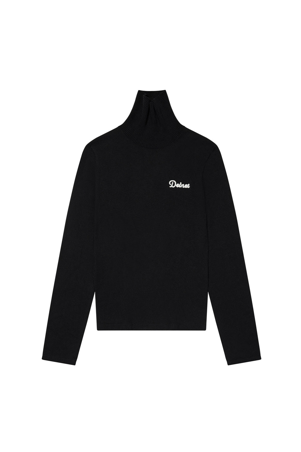 Deinet - Turtleneck Slim Knit Top (Black) product image 4 | TRAB K-Fashion Australia