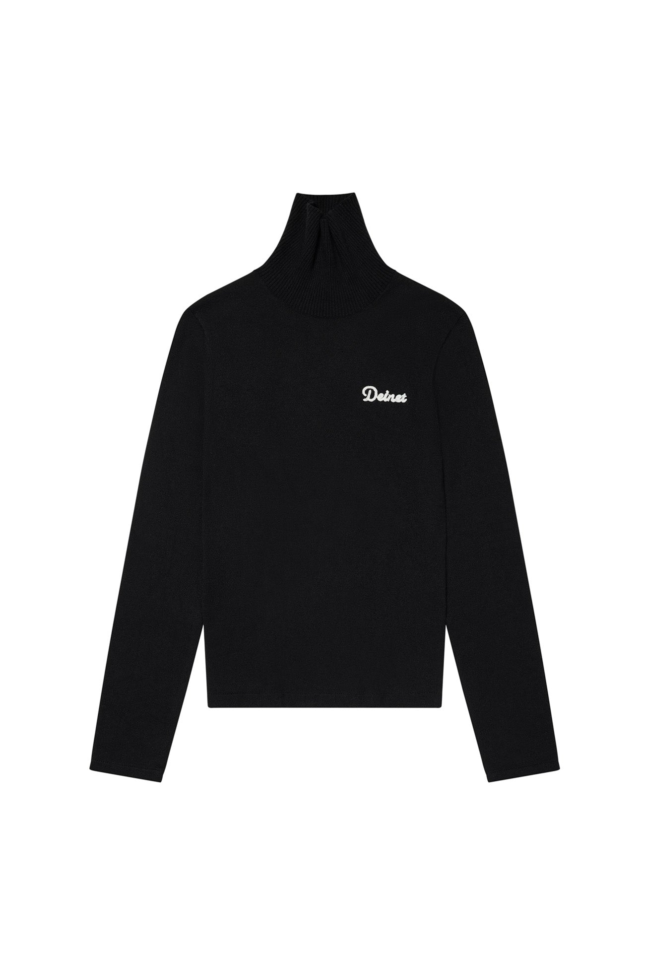 Deinet - Turtleneck Slim Knit Top (Black) product image 4 | TRAB K-Fashion Australia