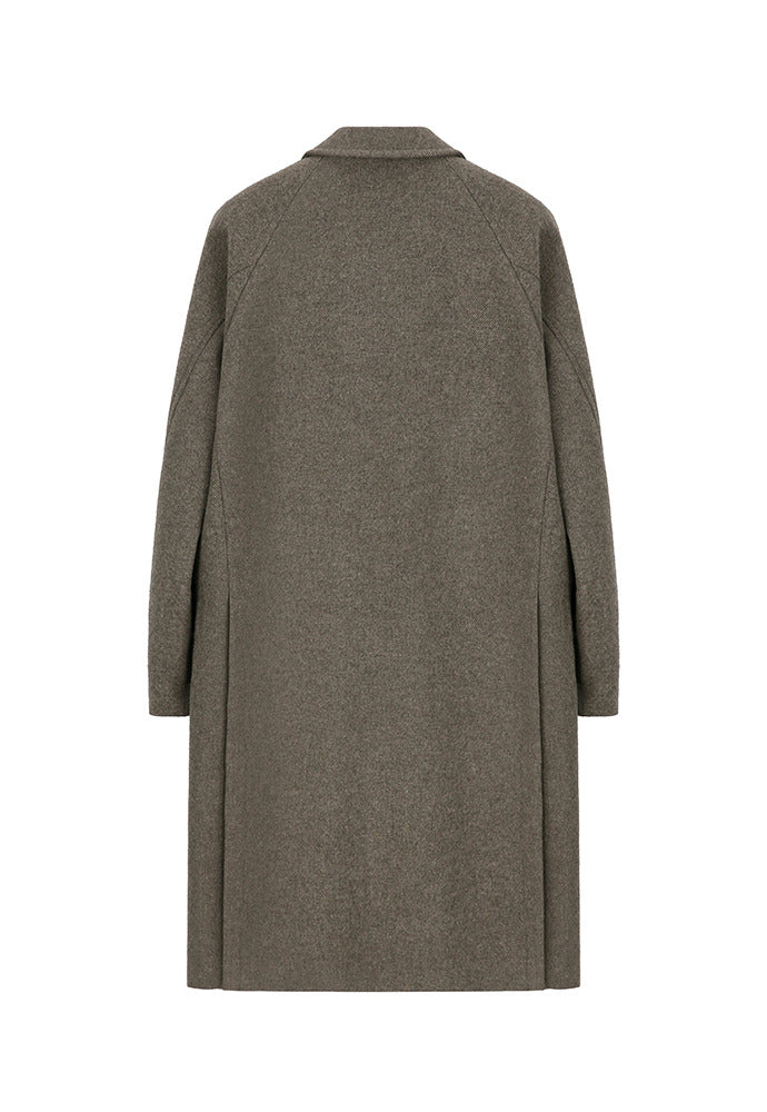 Art if acts - Balmacaan Coat (Twill Brown) product image 11 | TRAB K-Fashion Australia