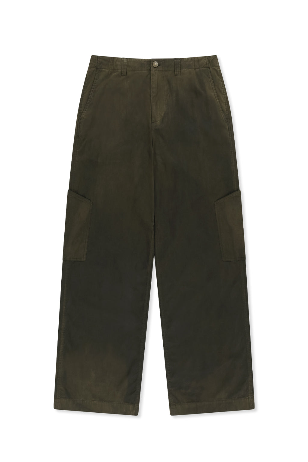 Matin Kim - Faded Wax Pants (Khaki) product image 1 | TRAB K-Fashion Australia