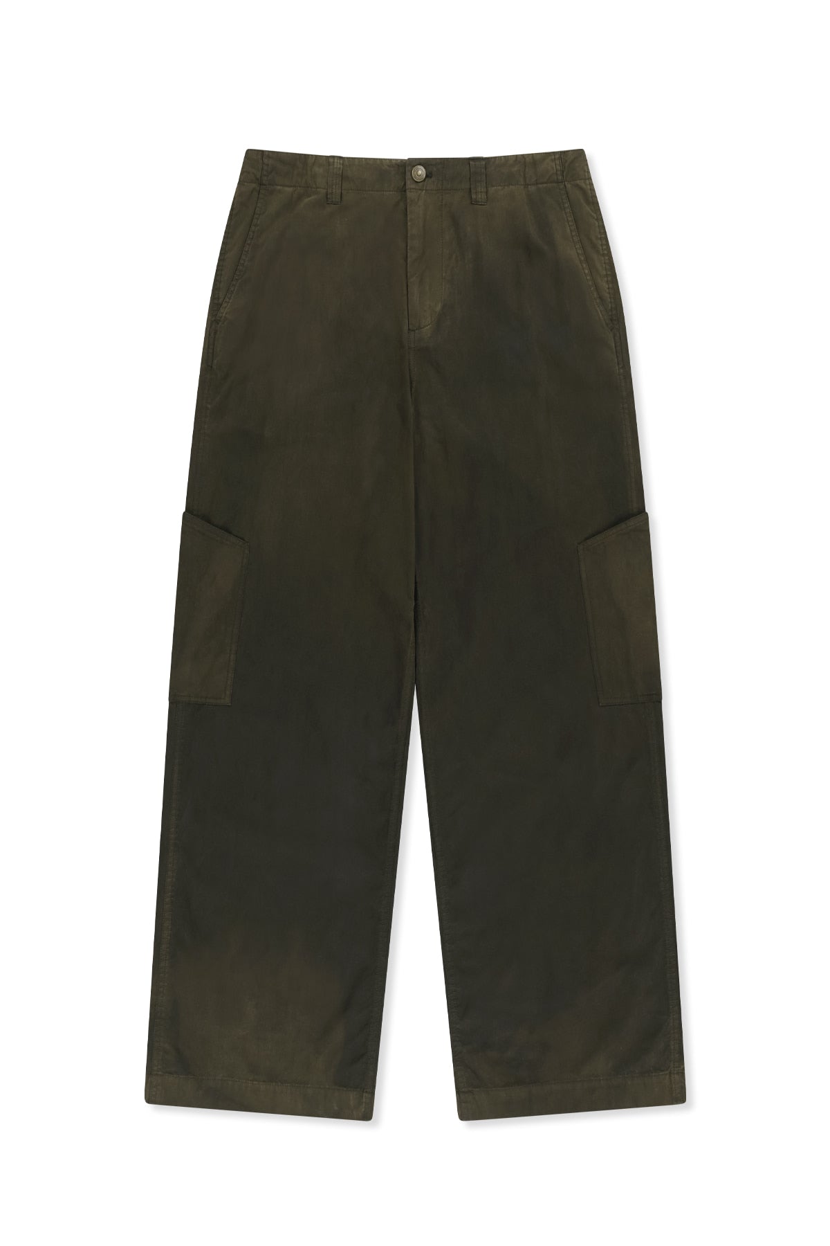 Matin Kim - Faded Wax Pants (Khaki) product image 1 | TRAB K-Fashion Australia
