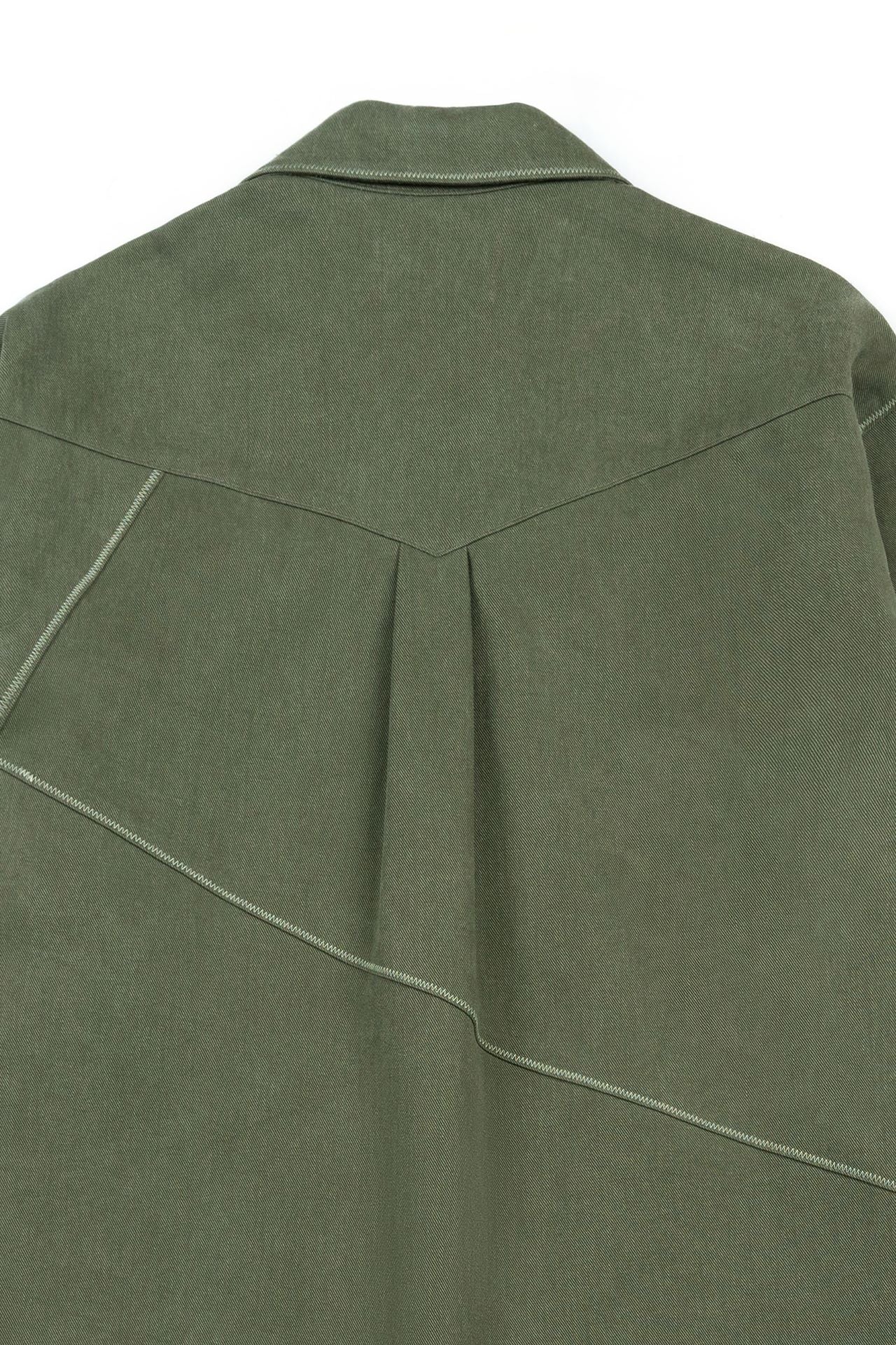 Ioedle - Diagonal Landscape Shirt (Green) product image 9 | TRAB K-Fashion Australia