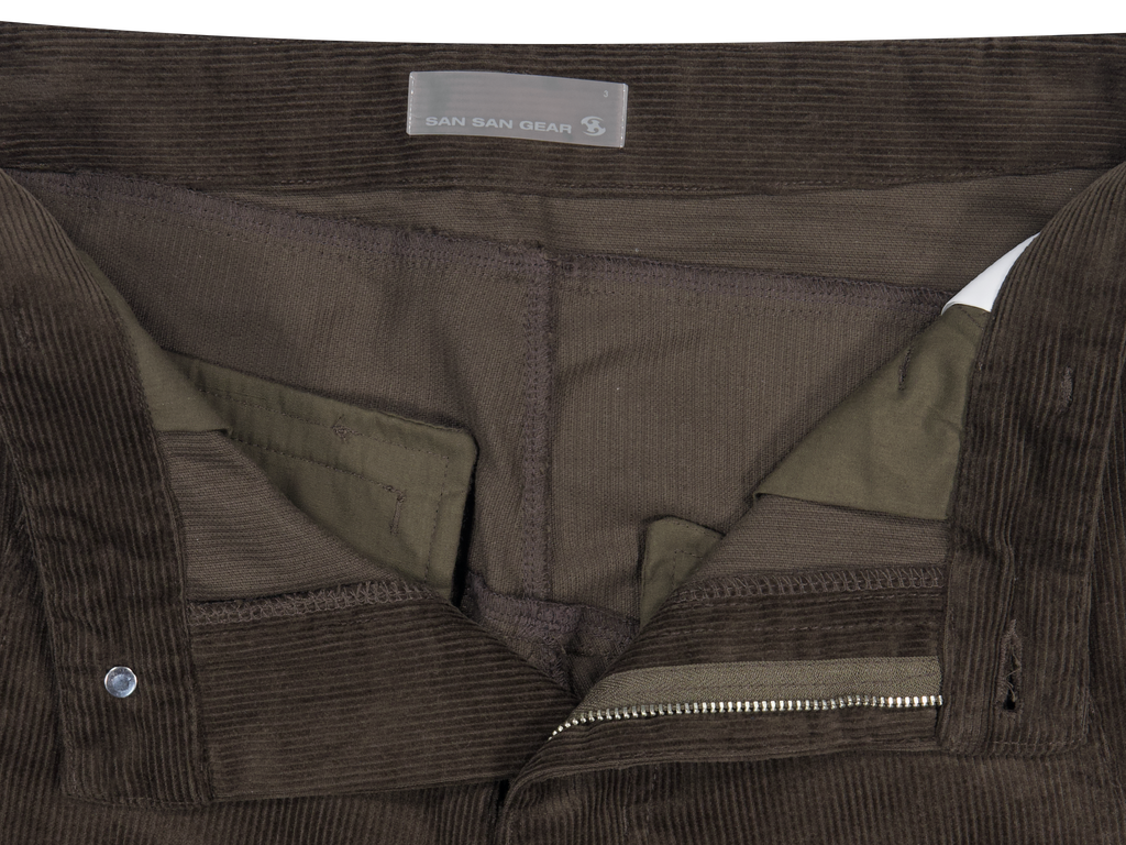 San San Gear - Corduroy Pocket Pants (Brown) product image 12 | TRAB K-Fashion Australia