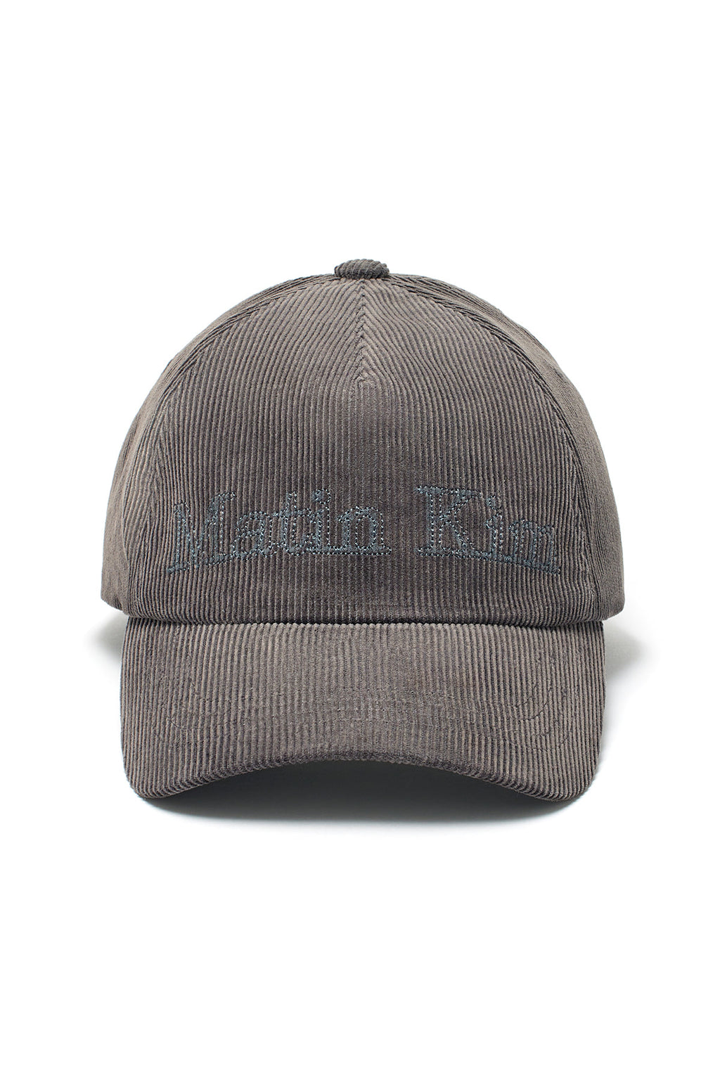 Matin Kim - Matin Corduroy Ball Cap (Charcoal) product image 1 | TRAB K-Fashion Australia
