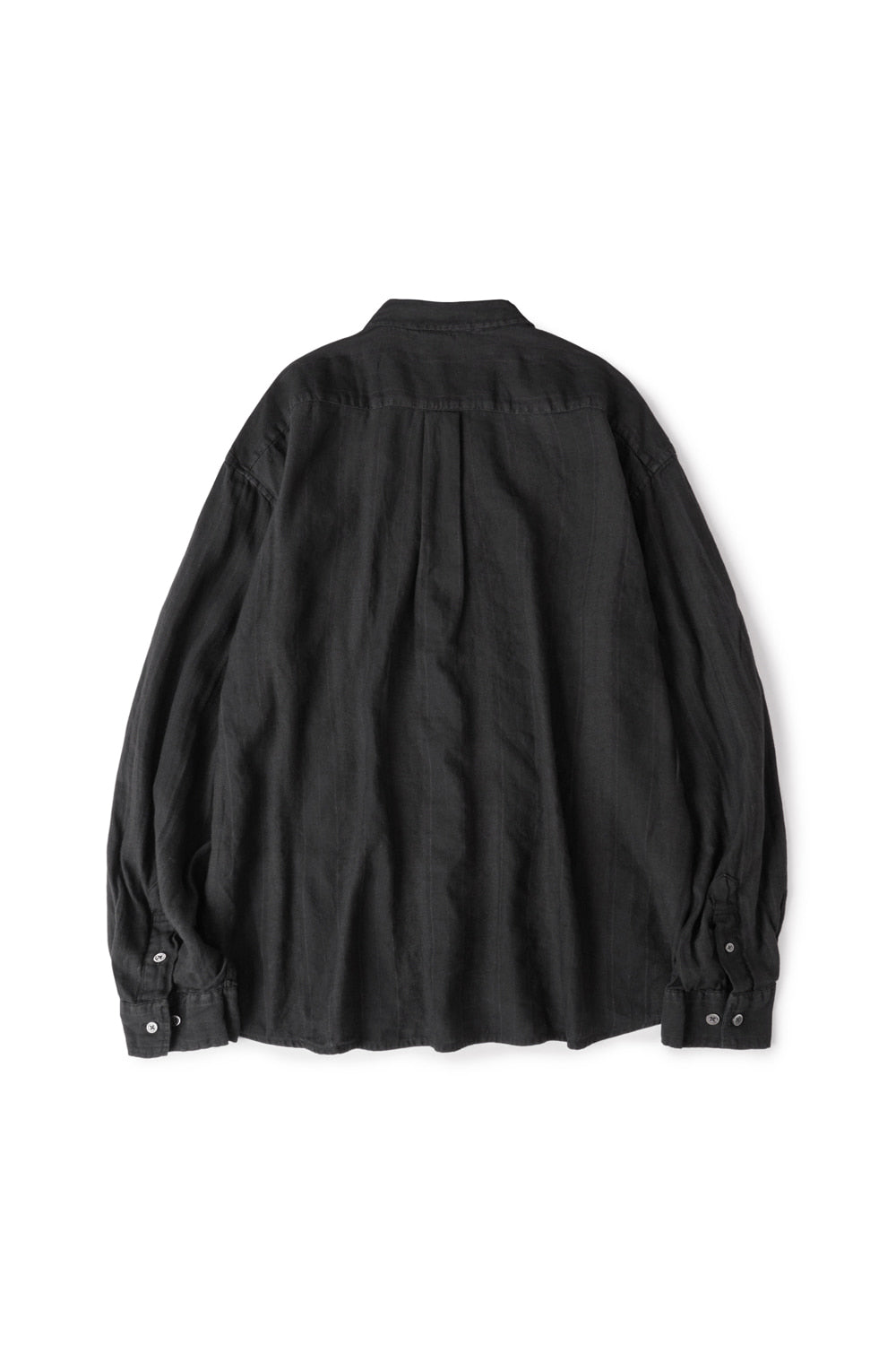Hatchingroom - Classic Shirt Shadow Stripe (Black) product image 2 | TRAB K-Fashion Australia