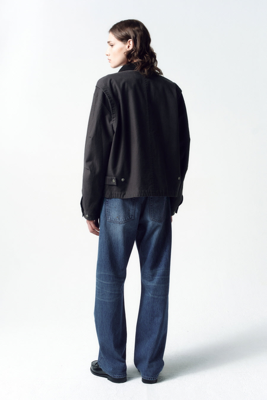 Insilence - Back Satin MK3 Flight Jacket (Anthracite) product image 5 | TRAB K-Fashion Australia