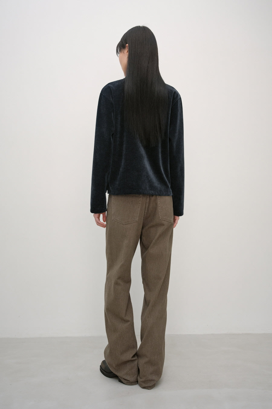 Insilence - Curved Cation Denim (Khaki) product image 6 | TRAB K-Fashion Australia