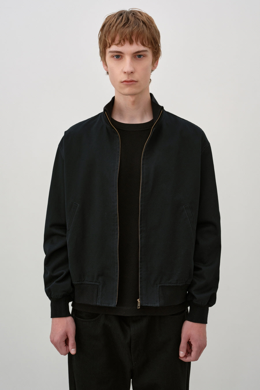 Insilence - Washed Cotton Tanker Jacket (Washed Black) product image 5 | TRAB K-Fashion Australia