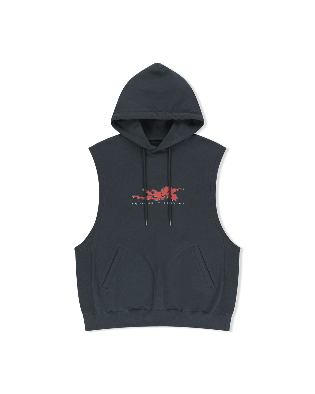 yeseyesee - Y.E.S Hooded Vest (Charcoal) product image 1 | TRAB K-Fashion Australia
