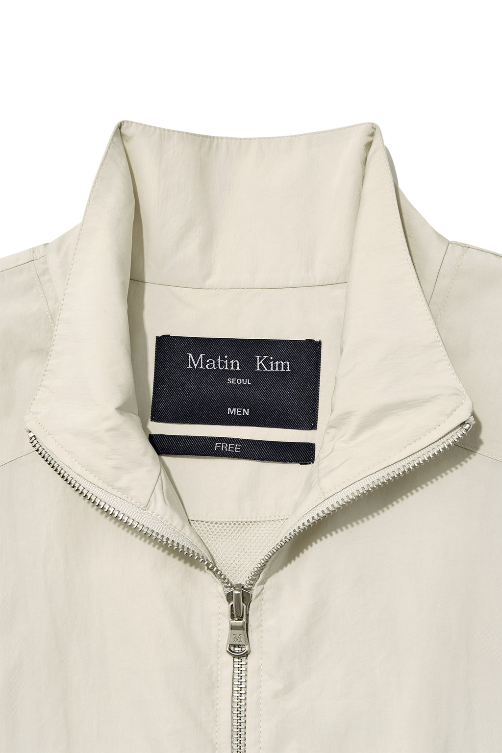 Matin Kim - Oversize Nylon Light Jumper (Light Beige) product image 3 | TRAB K-Fashion Australia