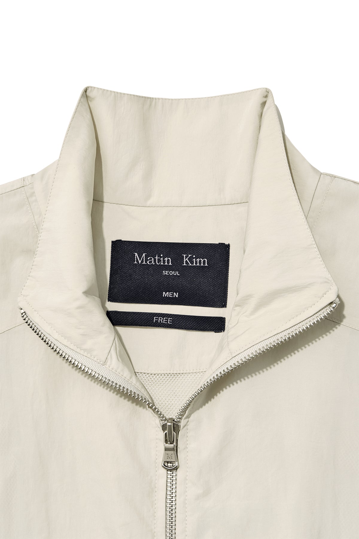 Matin Kim - Oversize Nylon Light Jumper (Light Beige) product image 3 | TRAB K-Fashion Australia