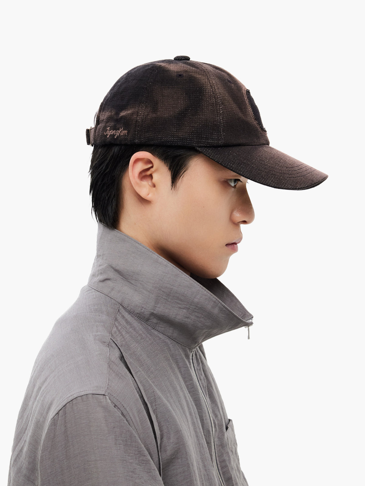 Jiyong Kim - Sun-Bleached Sun Cap (Black) product image 3 | TRAB K-Fashion Australia