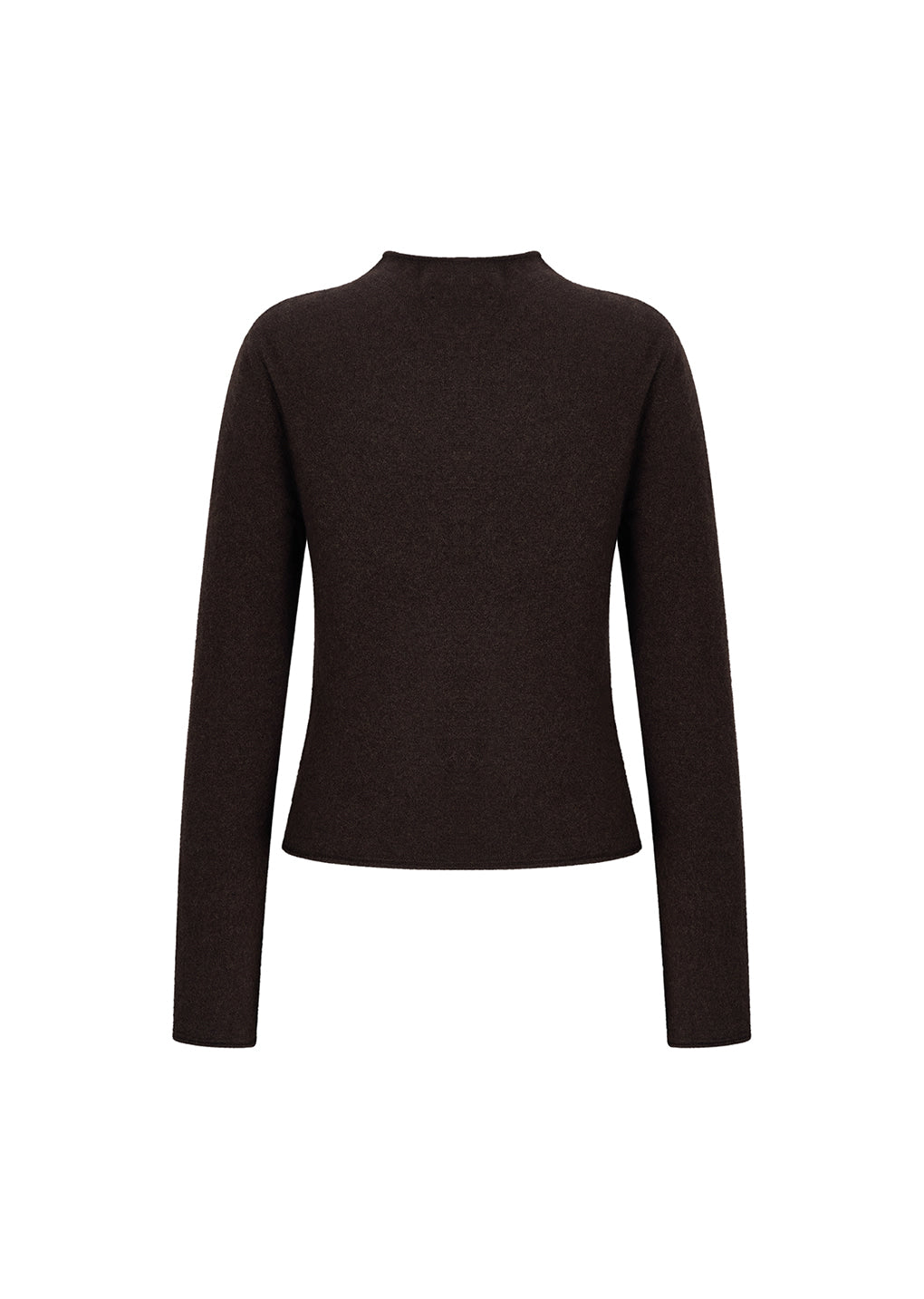 Amomento - Cashmere Half Neck Knit Top (Brown) product image 6 | TRAB K-Fashion Australia