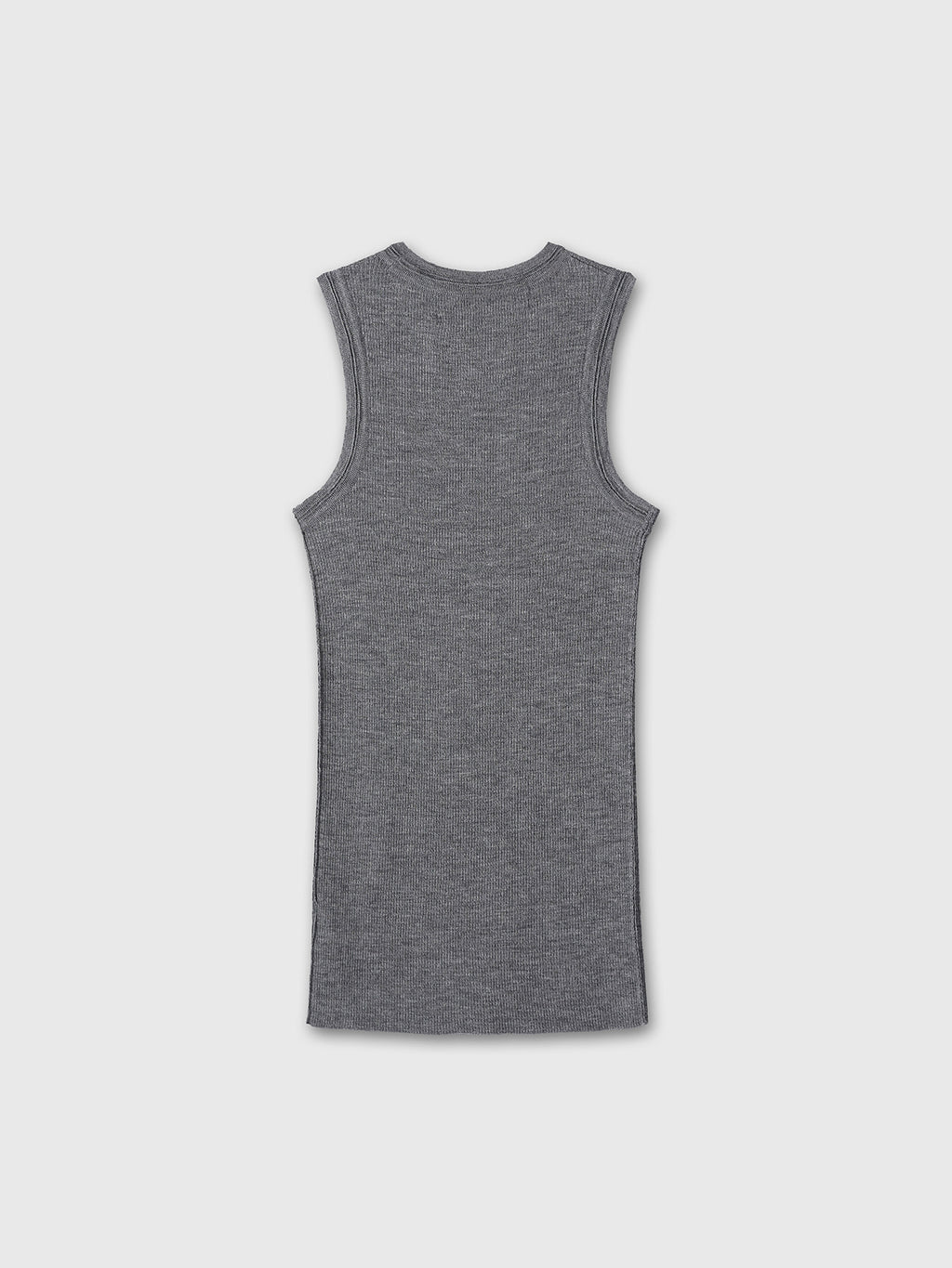 Tonywack - Wool Cashmere Ribbed Tank Top (Dark Grey) product image 10 | TRAB K-Fashion Australia