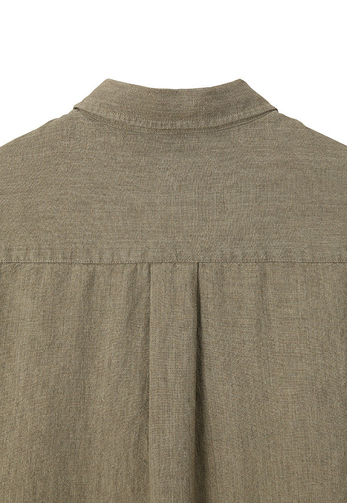 Art if acts - Washed Linen Shirt (Khaki) product image 9 | TRAB K-Fashion Australia