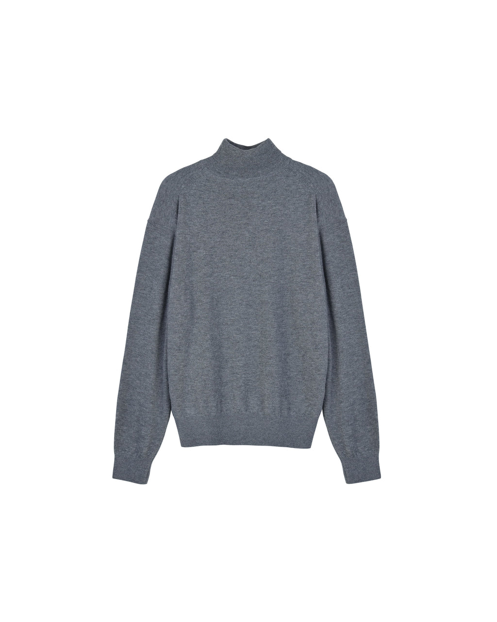 Brownyard - Merino Wool Turtle Neck Knit (Charcoal) product image 4 | TRAB K-Fashion Australia