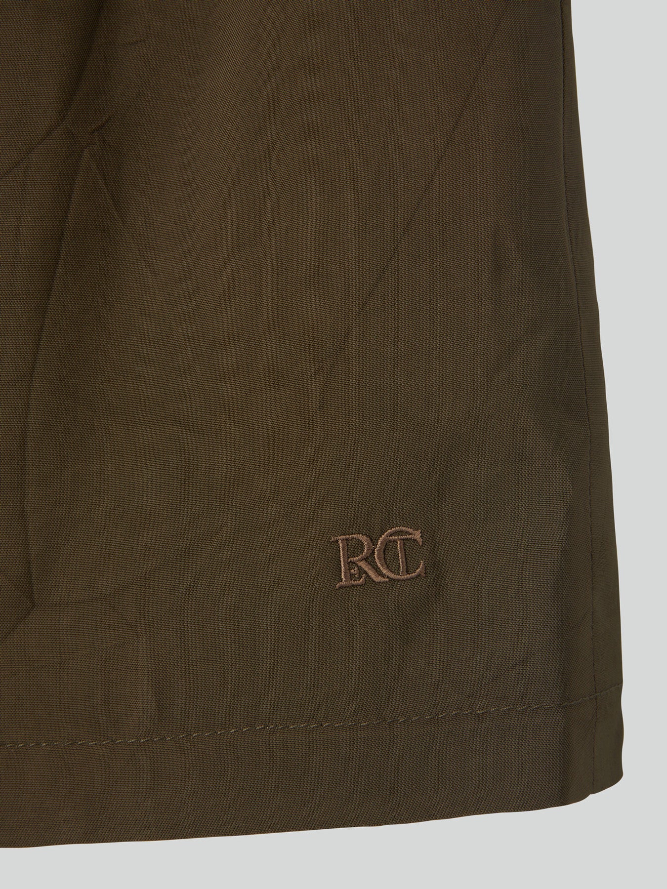 Recto - Wrinkled Fluid Banding Shorts (Khaki Brown) product image 7 | TRAB K-Fashion Australia