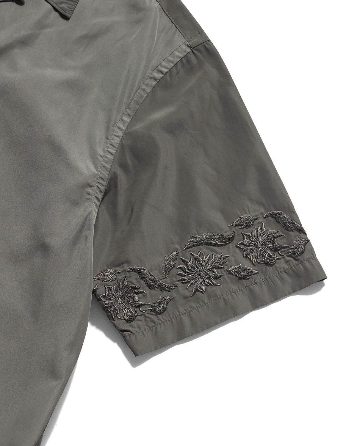 Eastlogue - Breezy Embroidered Half Shirts (Sand Beige) product image 8 | TRAB K-Fashion Australia