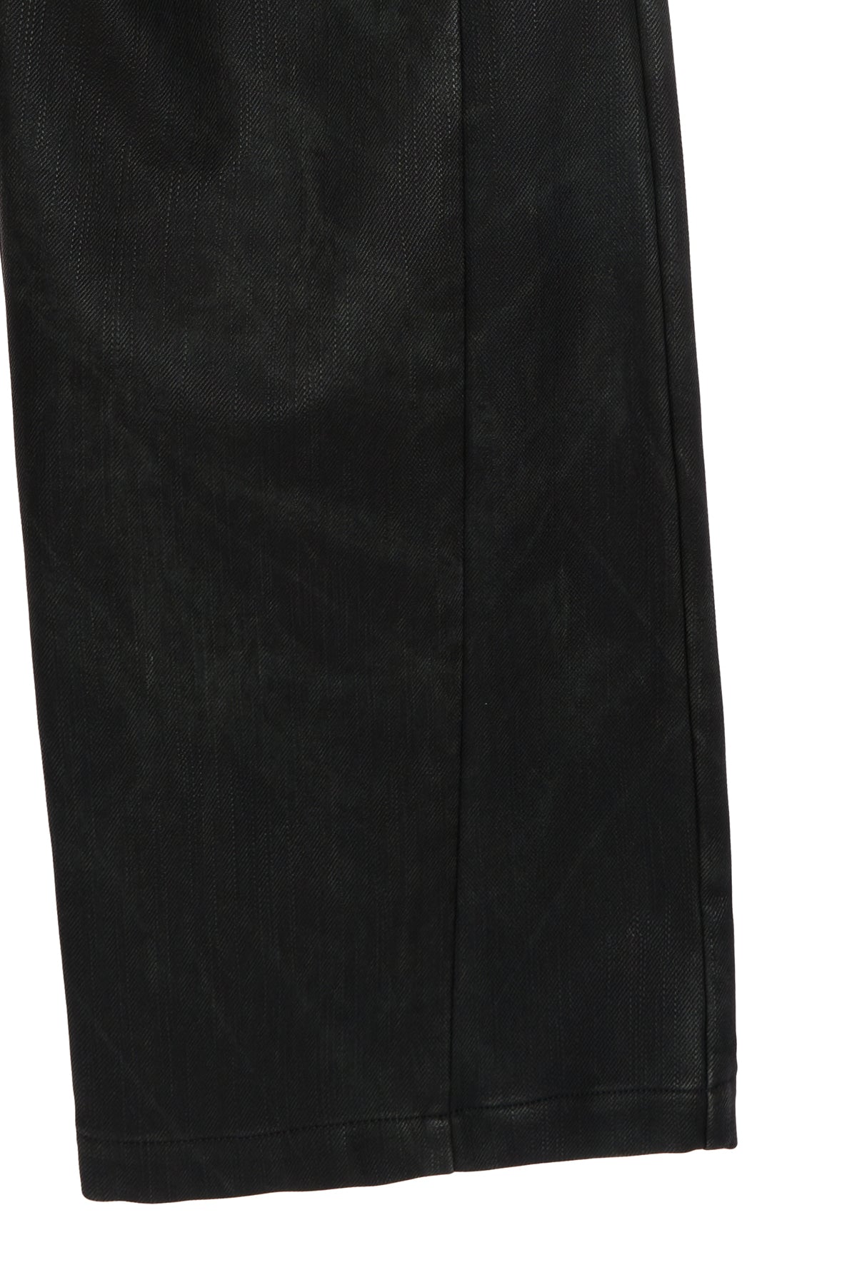 Matin Kim - Biker Detail Washed Leather Pants (Khaki) product image 4 | TRAB K-Fashion Australia