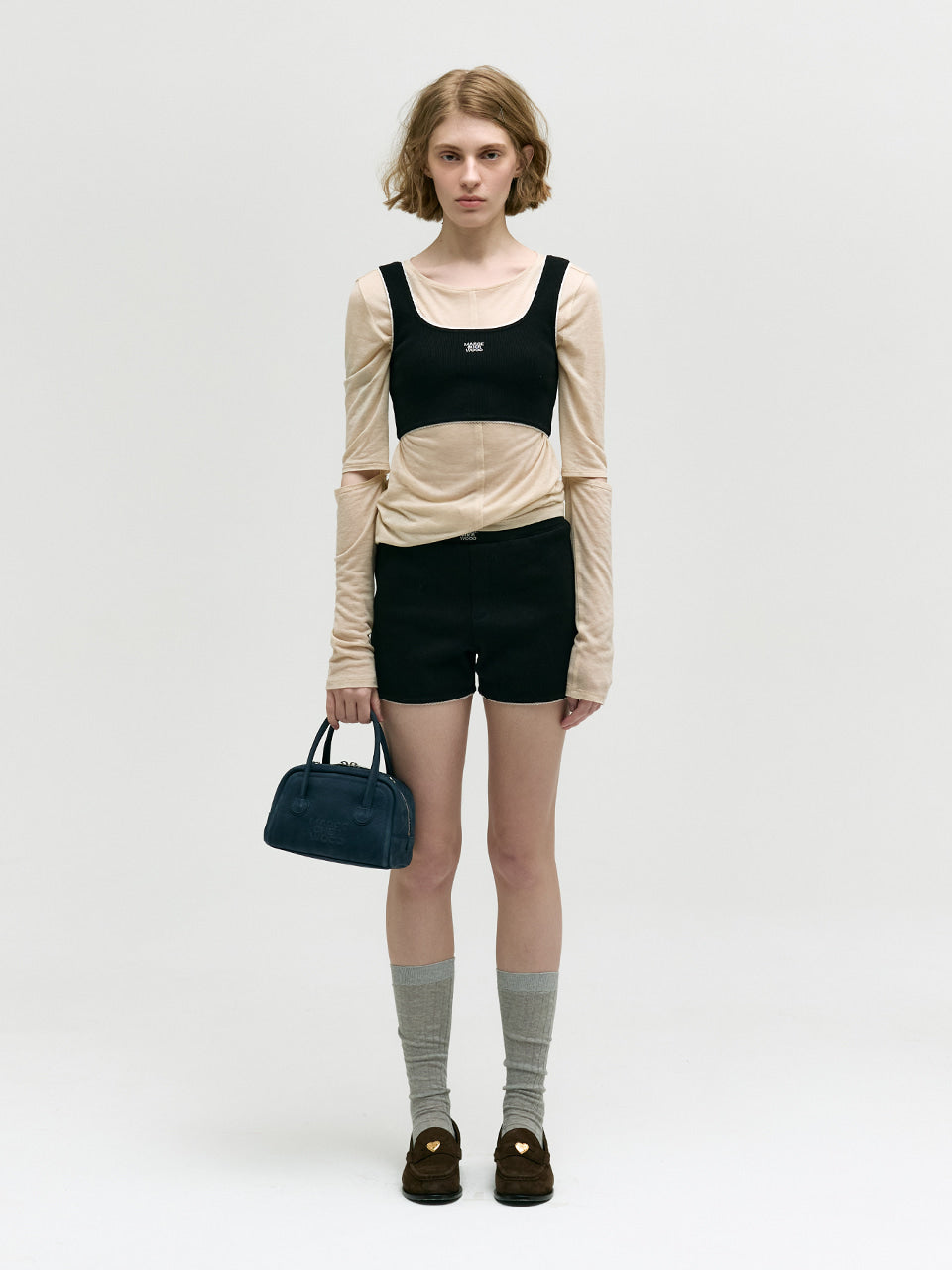 Marge Sherwood - Soft Tote Mini (Indigo Nubuck) product image 3 | TRAB K-Fashion Australia