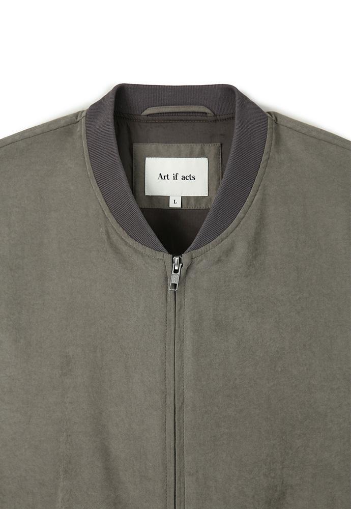Art if acts - Vintage Cupra Blouson (Moss Grey) product image 10 | TRAB K-Fashion Australia