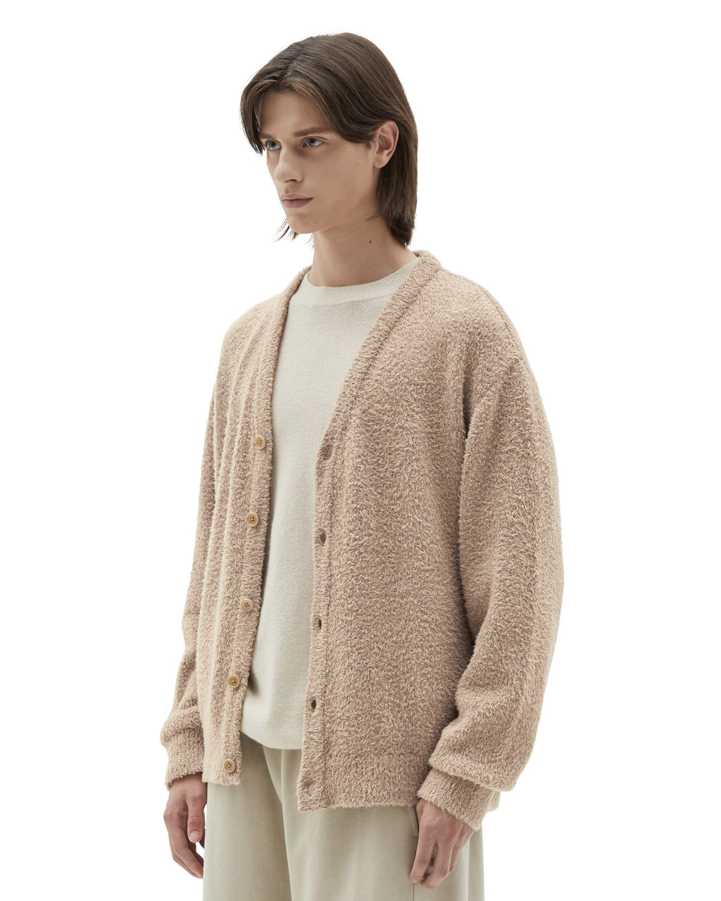 Brownyard - Essential Cardigan (Beige) product image 3 | TRAB K-Fashion Australia