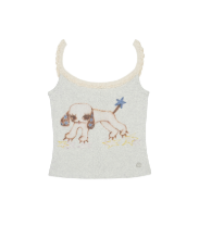 Coyseio - Vintage Puppy Lace Sleeveless Light Melange product image 1 | TRAB K-Fashion Australia