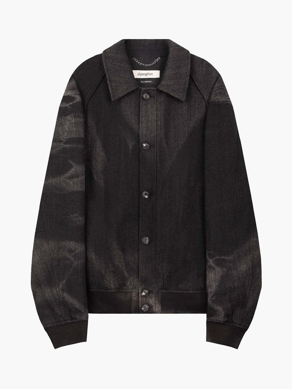 Jiyong Kim - Sun-Bleached Ribbed Blouson (Black) product image 10 | TRAB K-Fashion Australia