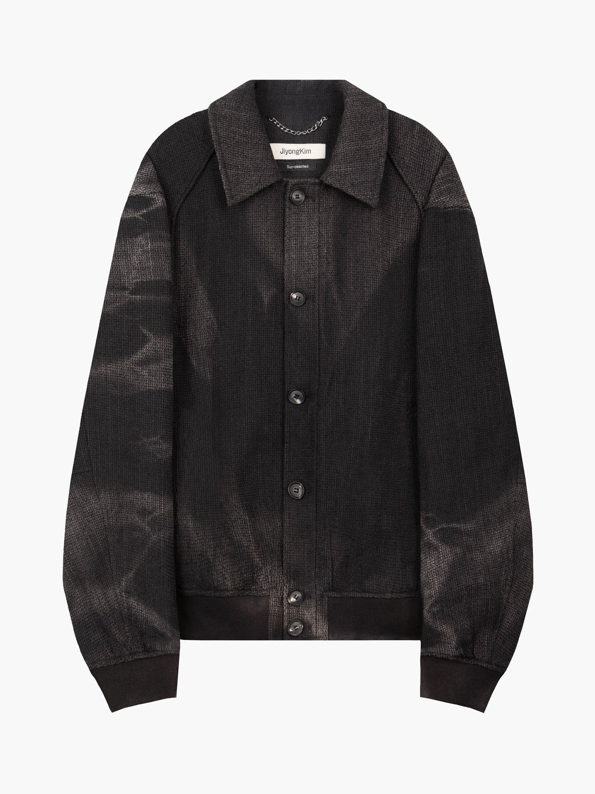 Jiyong Kim - Sun-Bleached Ribbed Blouson (Black) product image 10 | TRAB K-Fashion Australia